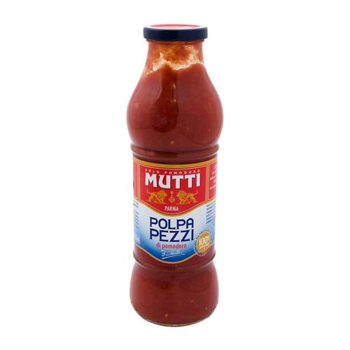 Tomate Cubeteado Mutti 690 Gr