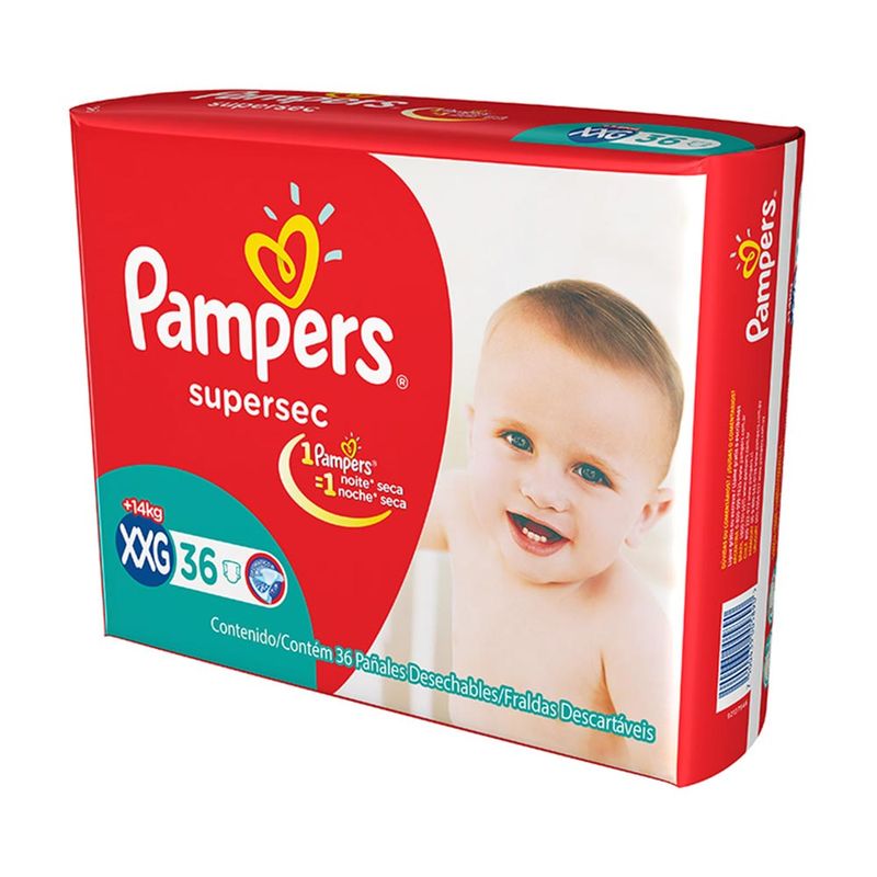Pañales-Descartables-Pampers-Supersec-Pañales-Descartables-Pampers-Supersec-Extra-Garnde-36-U-1-8638