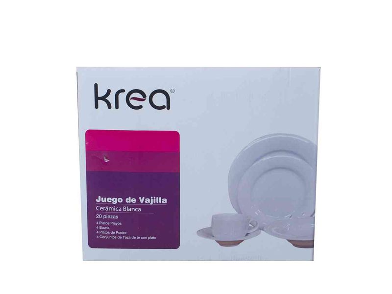 Set de vajilla online krea