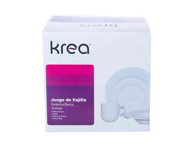 Juego de best sale vajilla krea