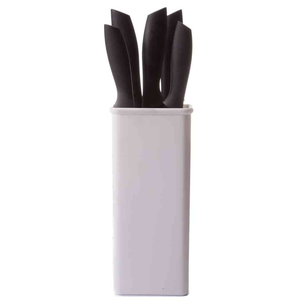 SET DE CUCHILLOS X 05 MANGO PLASTICO