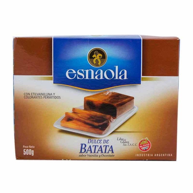 Dulce De Batata Esnaola Con Chocolate 500 Gr - Jumbo