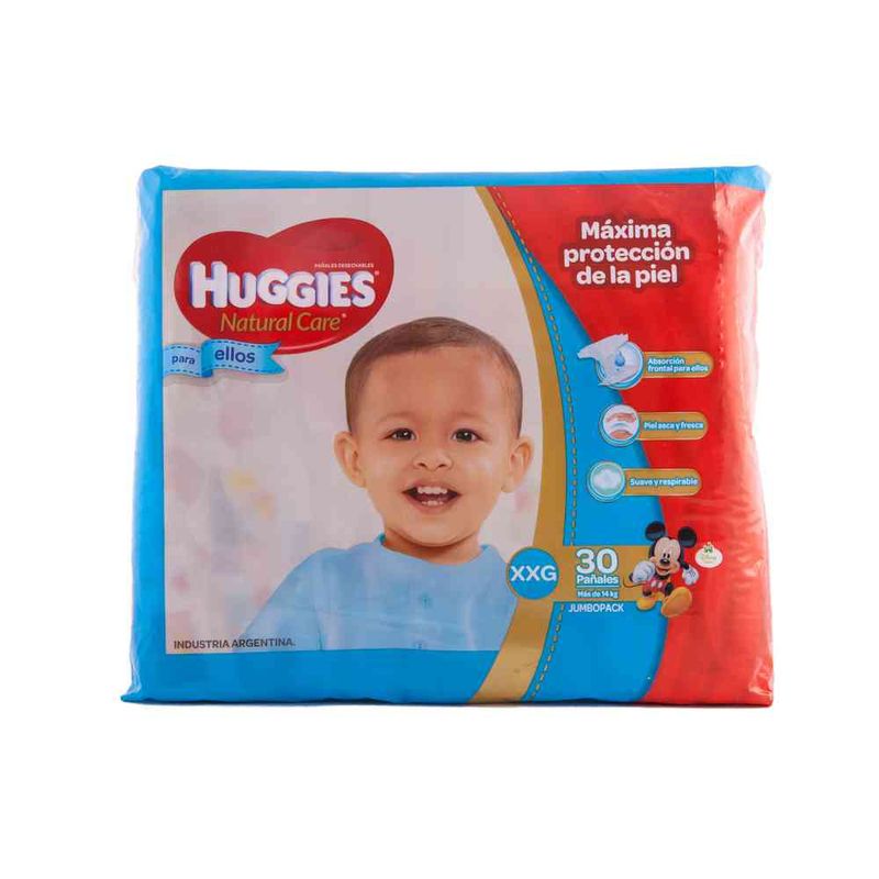 Pañales-Huggies-Natural-Care-Ellos-Xxg-Jumbo-Pañales-Descartables-Huggies-Natural-Care-Ellos-Xxg-30-U-1-24098