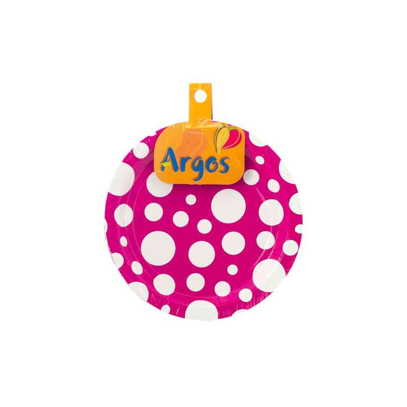 Plato-Descartable-Lunares-Fucsia-Redondo-184-Cm-X-8-U-Plato-Descartable-Redondo-Con-Lunares-Fucsia-Argos-1-25461