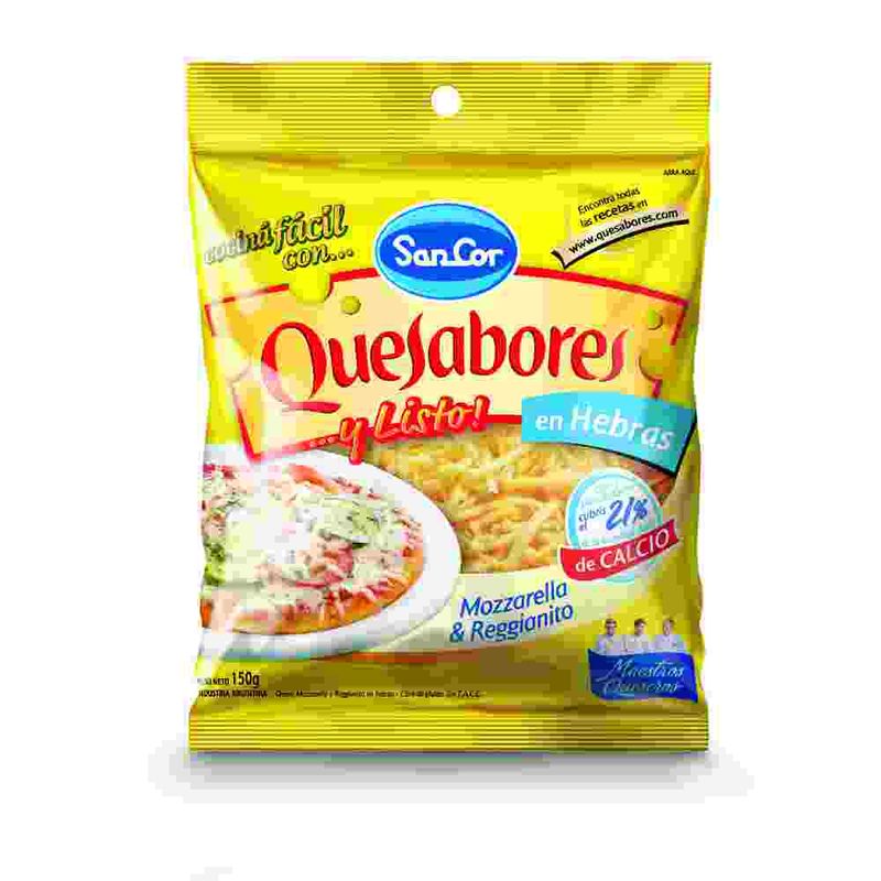 Queso-Rallado-Sancor-Quesabores-Hebras-Y-Listo-Mozza-regg-Queso-Rallado-Sancor-Quesabores-En-Hebras-Mozarella-Reggianito-150-Gr-1-29855