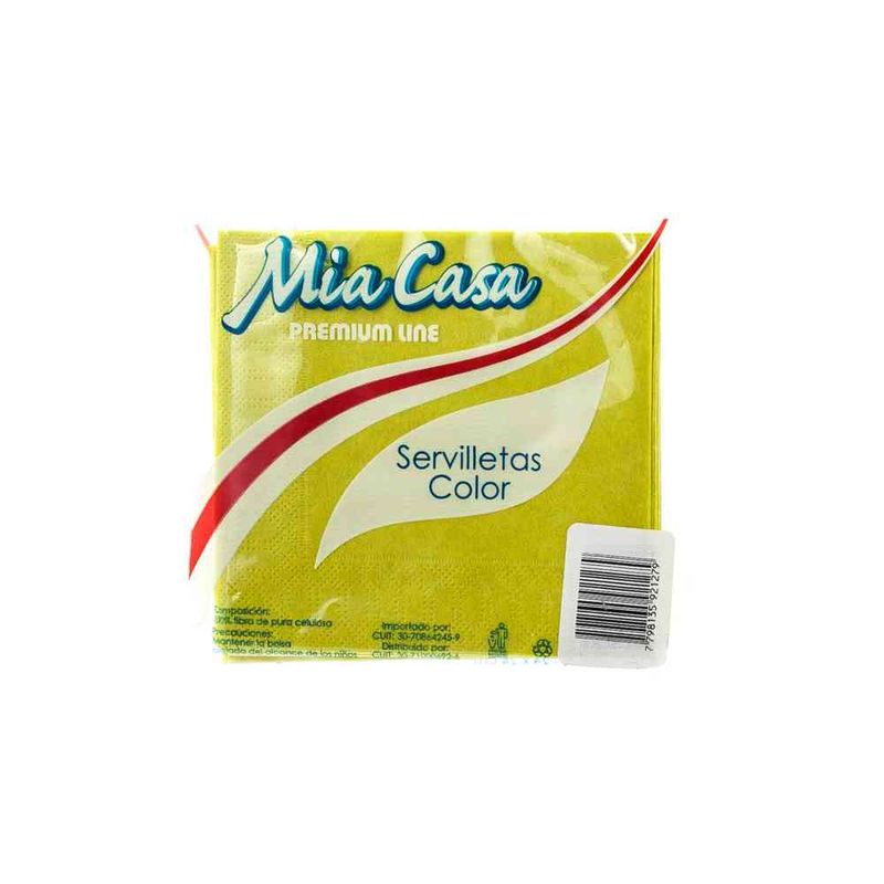 Servilletas-De-Papel-Tissue-De-Color-verde-Hierba-3-Hojas-24-X-24-Cm---Mia-Casa-Por-15-U-Servilleta-De-Papel-Tissue-Verde-Mia-Casa-1-30191