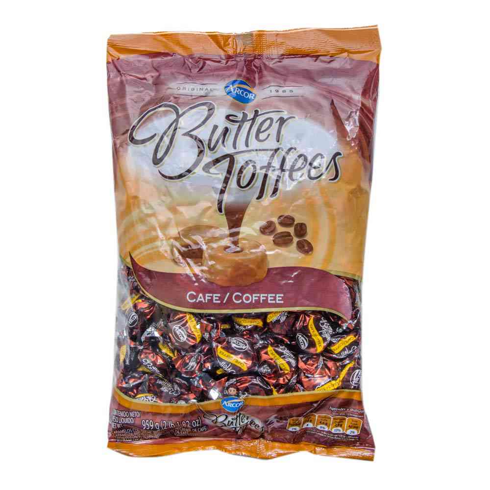 Caramelos ARCOR Butter Toffees Duros Rellenos - Vea