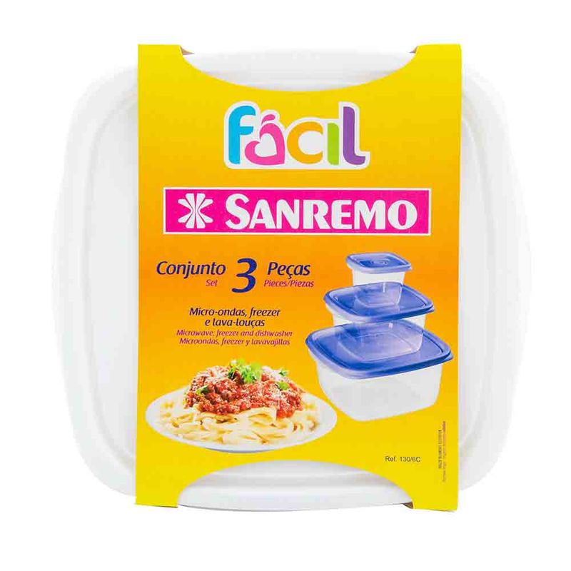 Set-Hermetico-San-Remo-Plastico-Cuadrado-Colores-Varios-02-08-19cc-Set-De-Tuppers-De-Plastico-San-Remo-1-33422