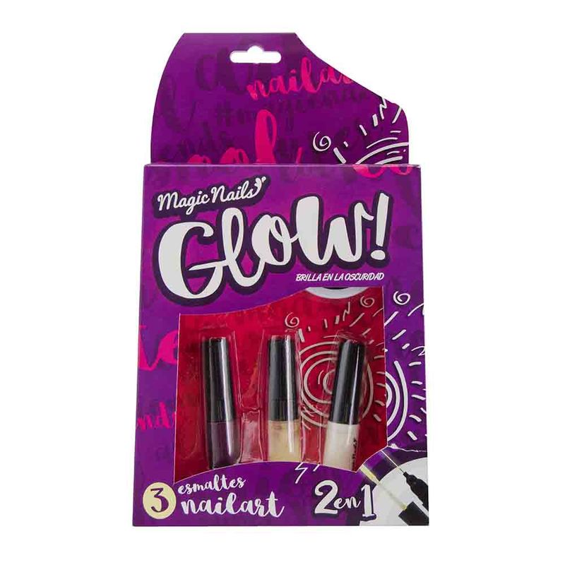 Magic-Nails-Glow---3-Esmaltes-Colores-Violeta---Blanco-Y-Glow-Que-Brillan-En-La-Oscuridad-Magic-Nails-Glow---3-Esmaltes-Q-Brillan-1-36356
