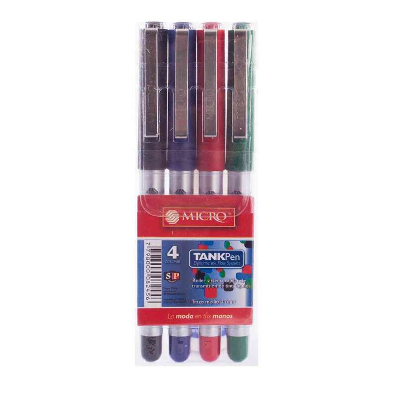 Roller-Micro-Tank-Pen-X-4-Surtidos-Roller-Micro-Tank-Pen-4-Unidades-1-43898
