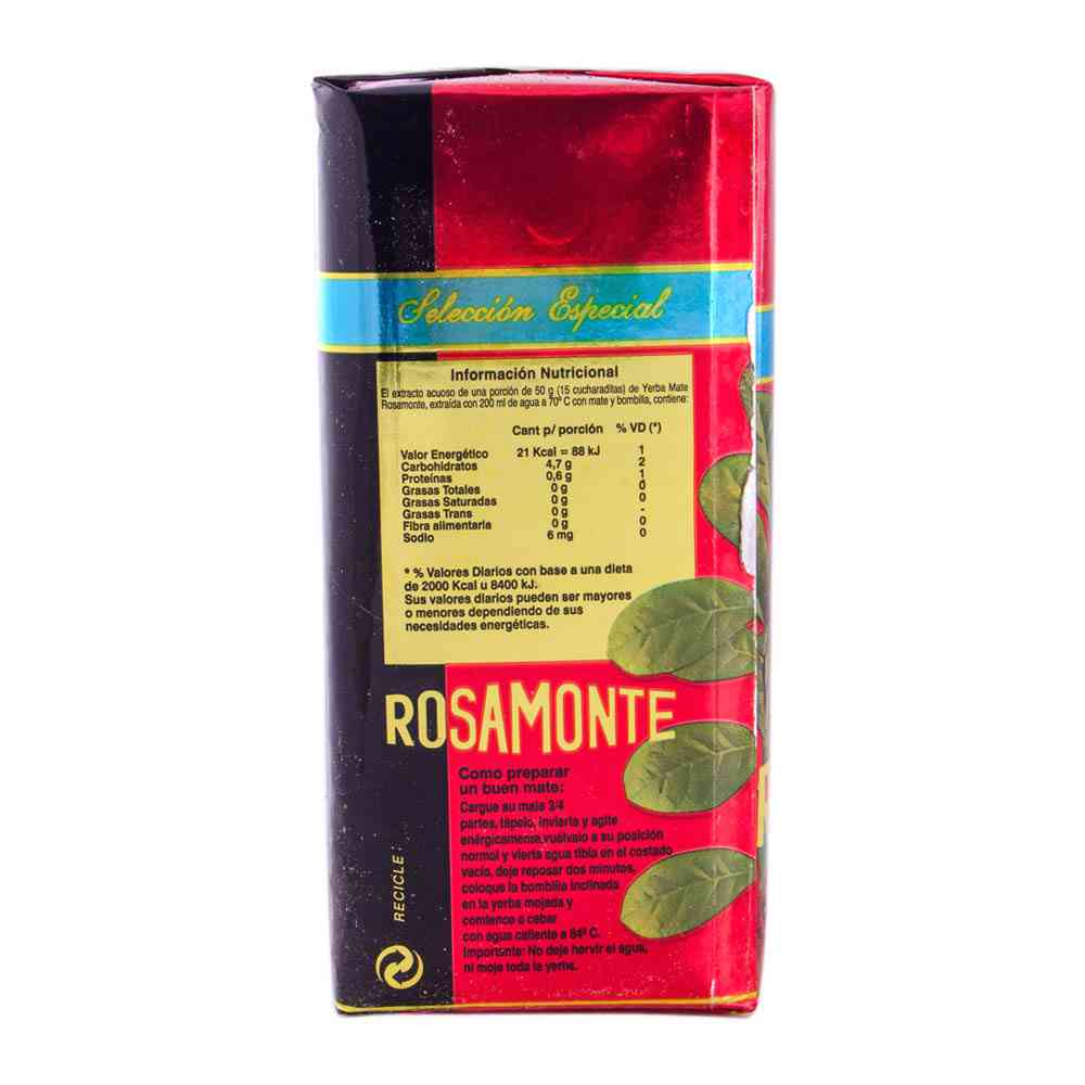 Yerba Mate Rosamonte con Palo 500 Gr - Jumbo