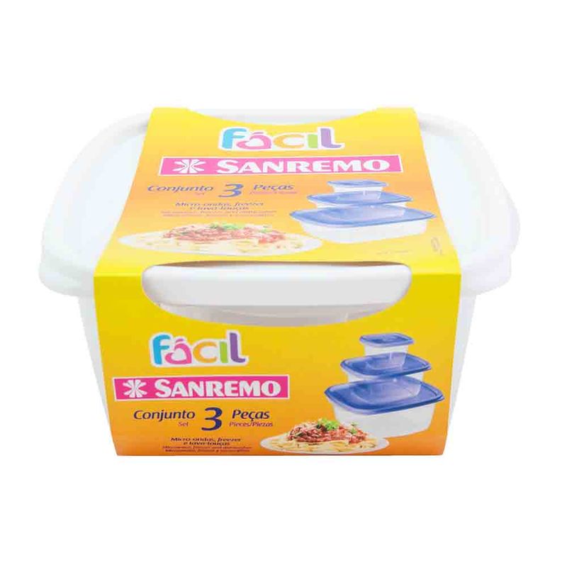 Set-Hermetico-San-Remo-Plastico-Cuadrado-Colores-Varios-02-08-19cc-Set-De-Tuppers-De-Plastico-San-Remo-2-33422