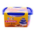 Set-Hermetico-San-Remo-Plastico-Cuadrado-Colores-Varios-02-08-19cc-Set-De-Tuppers-De-Plastico-San-Remo-3-33422