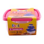 Set-Hermetico-San-Remo-Plastico-Cuadrado-Colores-Varios-02-08-19cc-Set-De-Tuppers-De-Plastico-San-Remo-4-33422