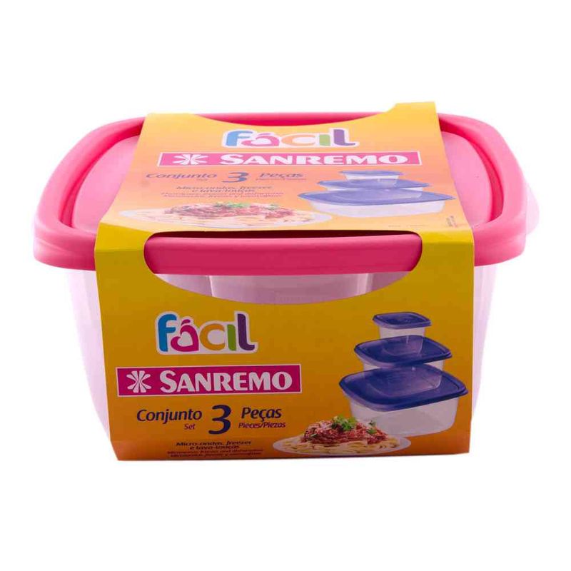 Set-Hermetico-San-Remo-Plastico-Cuadrado-Colores-Varios-02-08-19cc-Set-De-Tuppers-De-Plastico-San-Remo-4-33422
