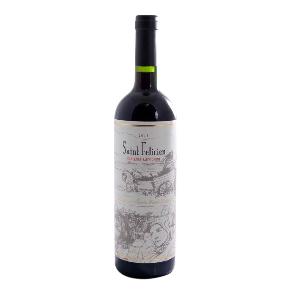 Vino Tinto Cabernet Sauvignon Saint Felicien 750 Cc - Disco