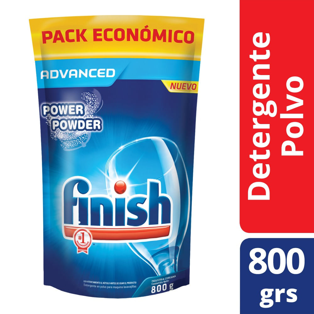 Finish® Detergente en Polvo para Lavavajillas Power Powder 1 kg