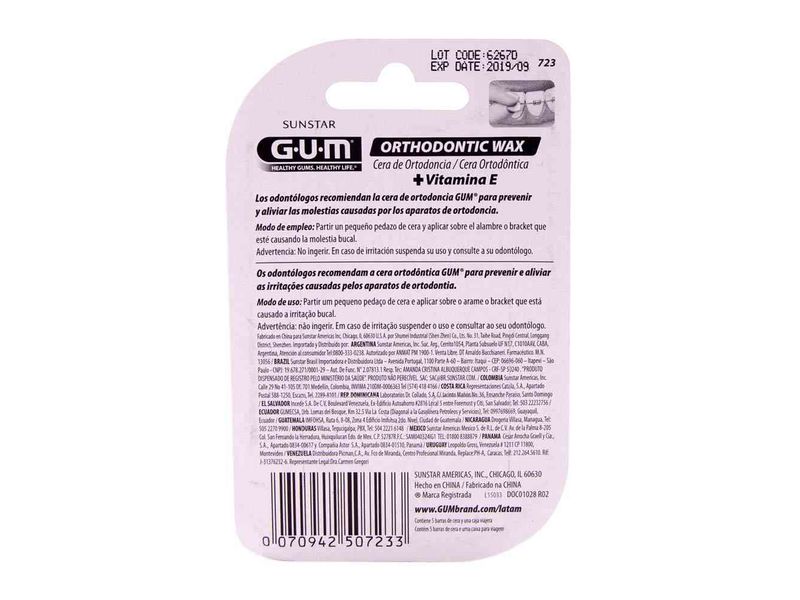 Gum Ortho Wax - Cera ortodontica