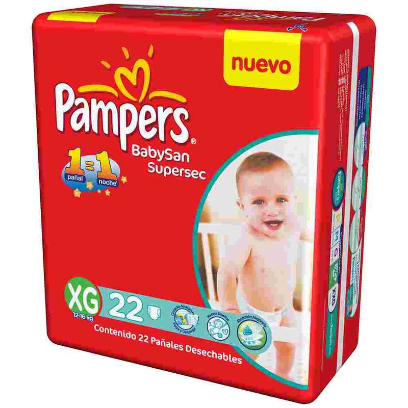 Pañales-Descartables-Pampers-Babysan-Mega-Xg-22-U-3-2368