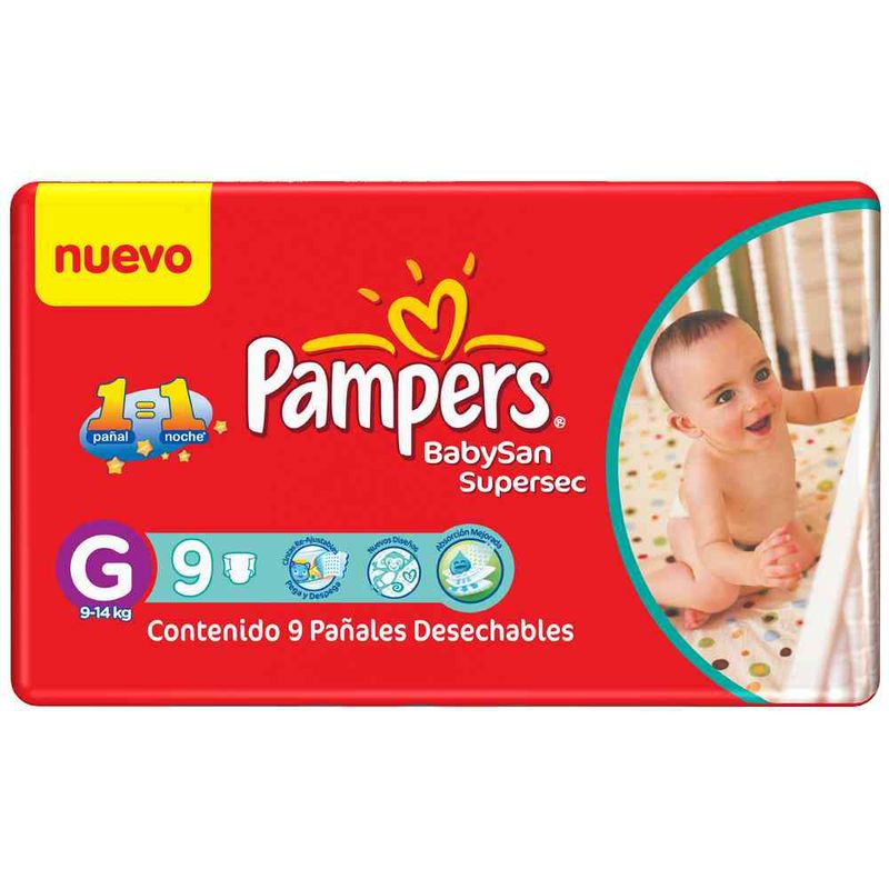 Pañales-Pampers-Babysan-G-9-Unidades-2-191363