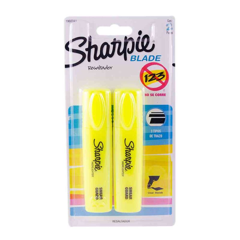 Resaltador-Sharpie-Blade-Amarillo-2-Unidades-2-24047