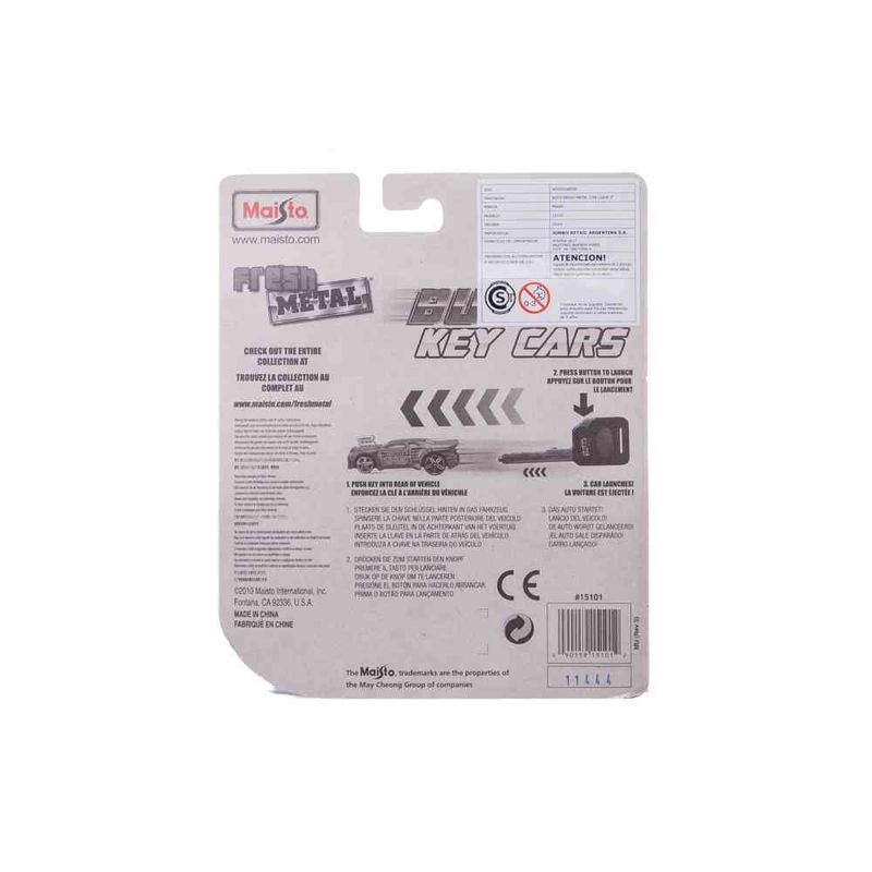 Auto-Fresh-Metal-Con-Llavero-Lanzador--Nuevo-15101-s-e-un-1-3-22184