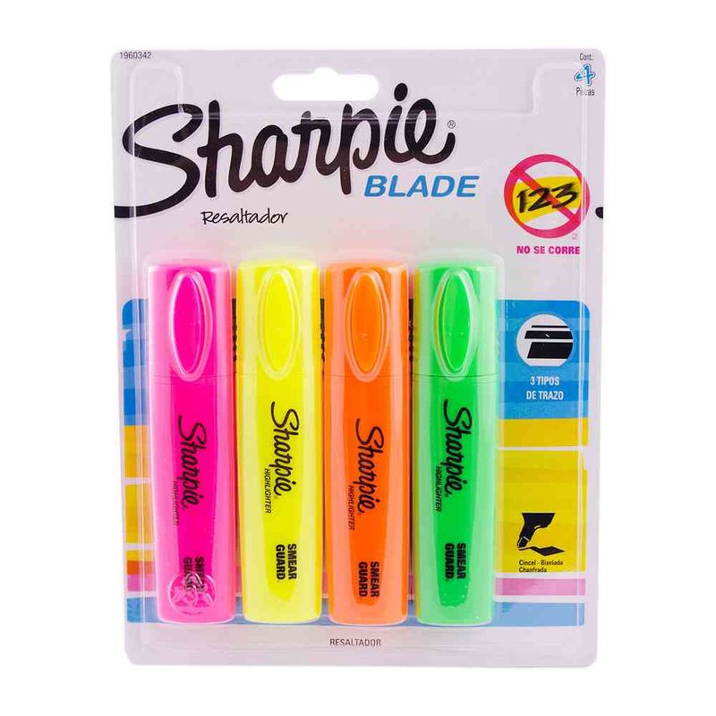 Resaltador-Sharpie-Blade-4-Unidades-2-24060