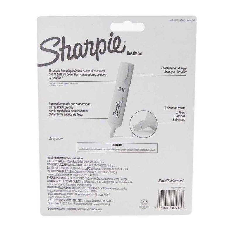 Resaltador-Sharpie-Blade-4-Unidades-3-24060