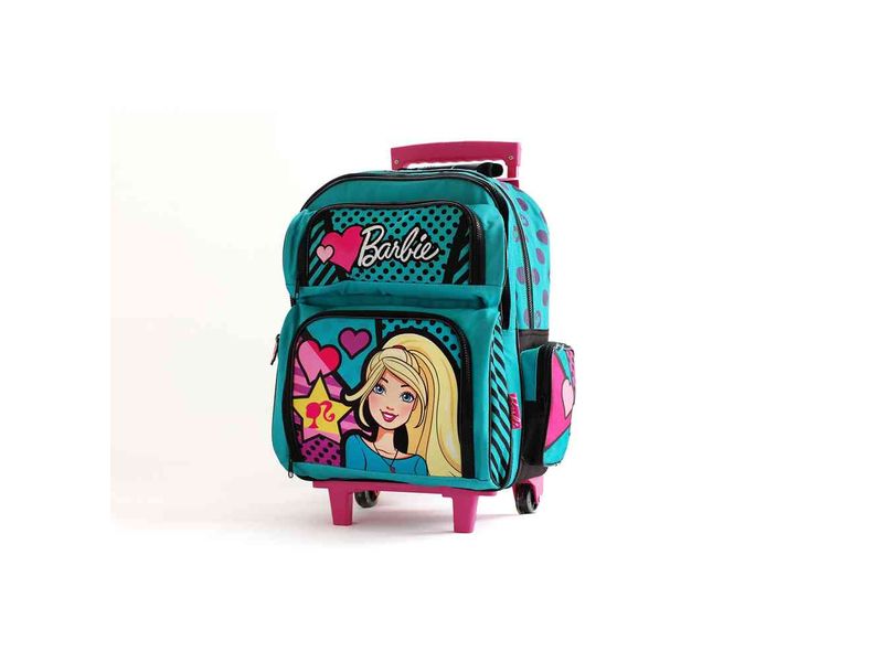 Mochila Barbie Con Carrito
