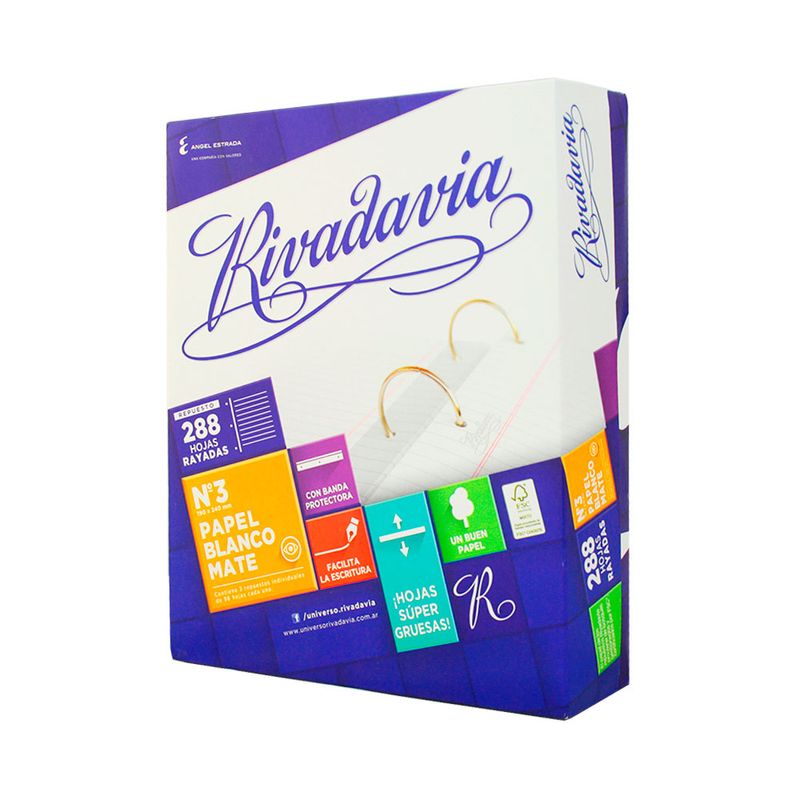 Repuesto-Rayado-Blanco-Mate-Rivadavia-288-Hojas-2-7285
