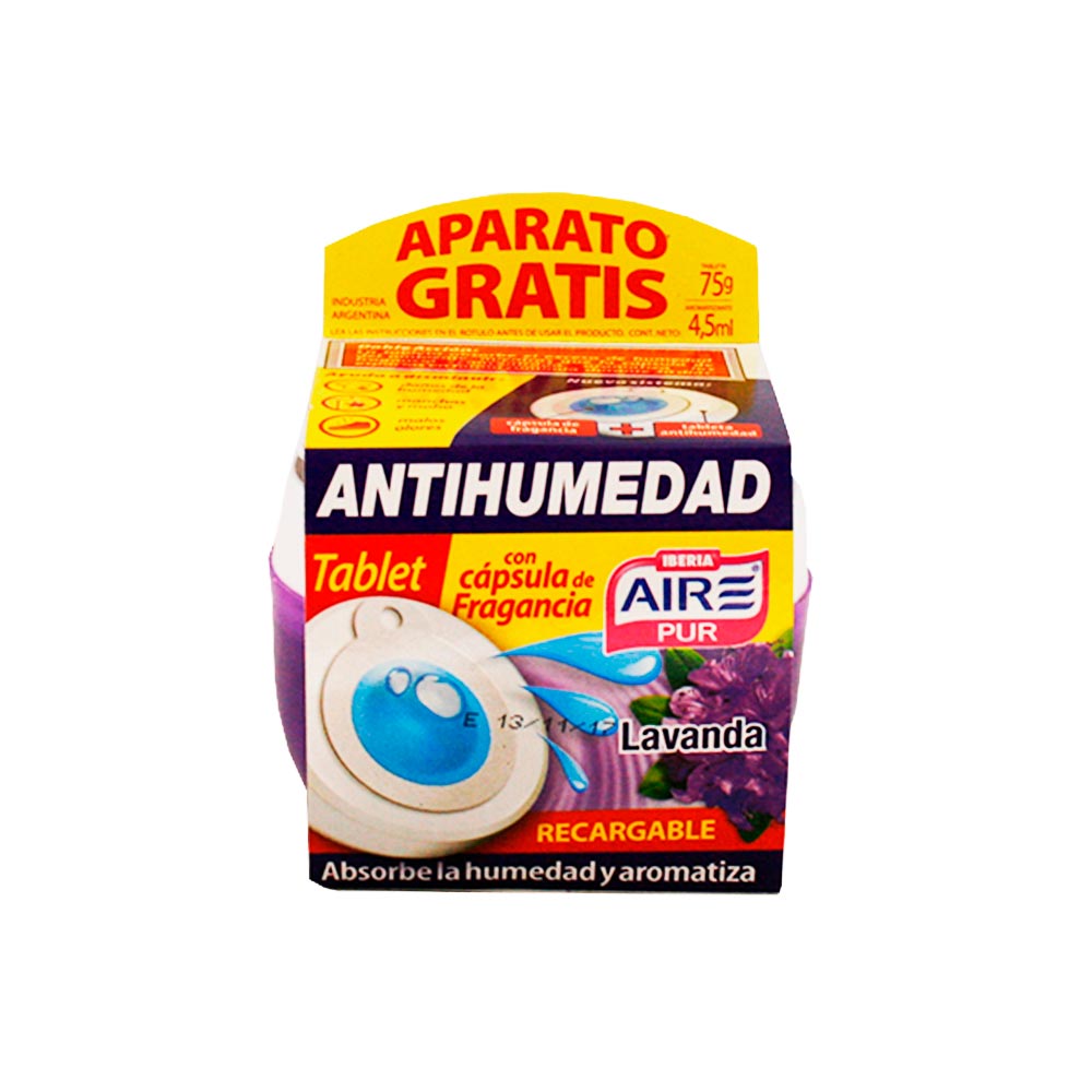 Antihumedad Aire Pur Mini Pack 3x2 Fragancia Lavanda O Pino