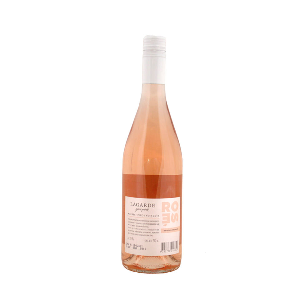 VINO BLANCO LAGARDE ROSE DE NOIRE 750 CC Jumbo