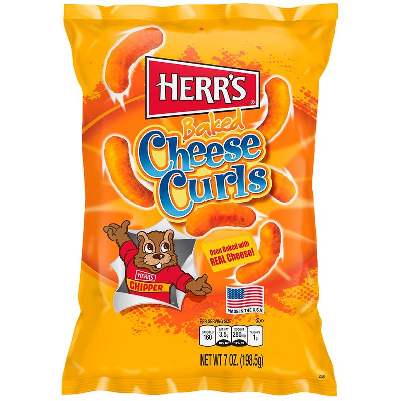 Cheese Curls HERR's x170 gr - Disco