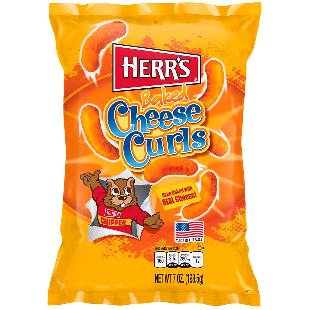 Cheese Curls HERR's x170 gr - Jumbo