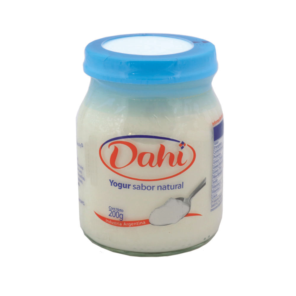 Yogurt Entero Dahí Natural 200 Gr - Vea