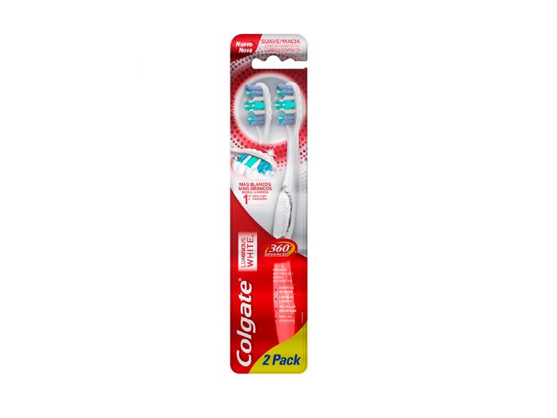 Cepillo De Dientes 360° Luminous White 2 U - Jumbo