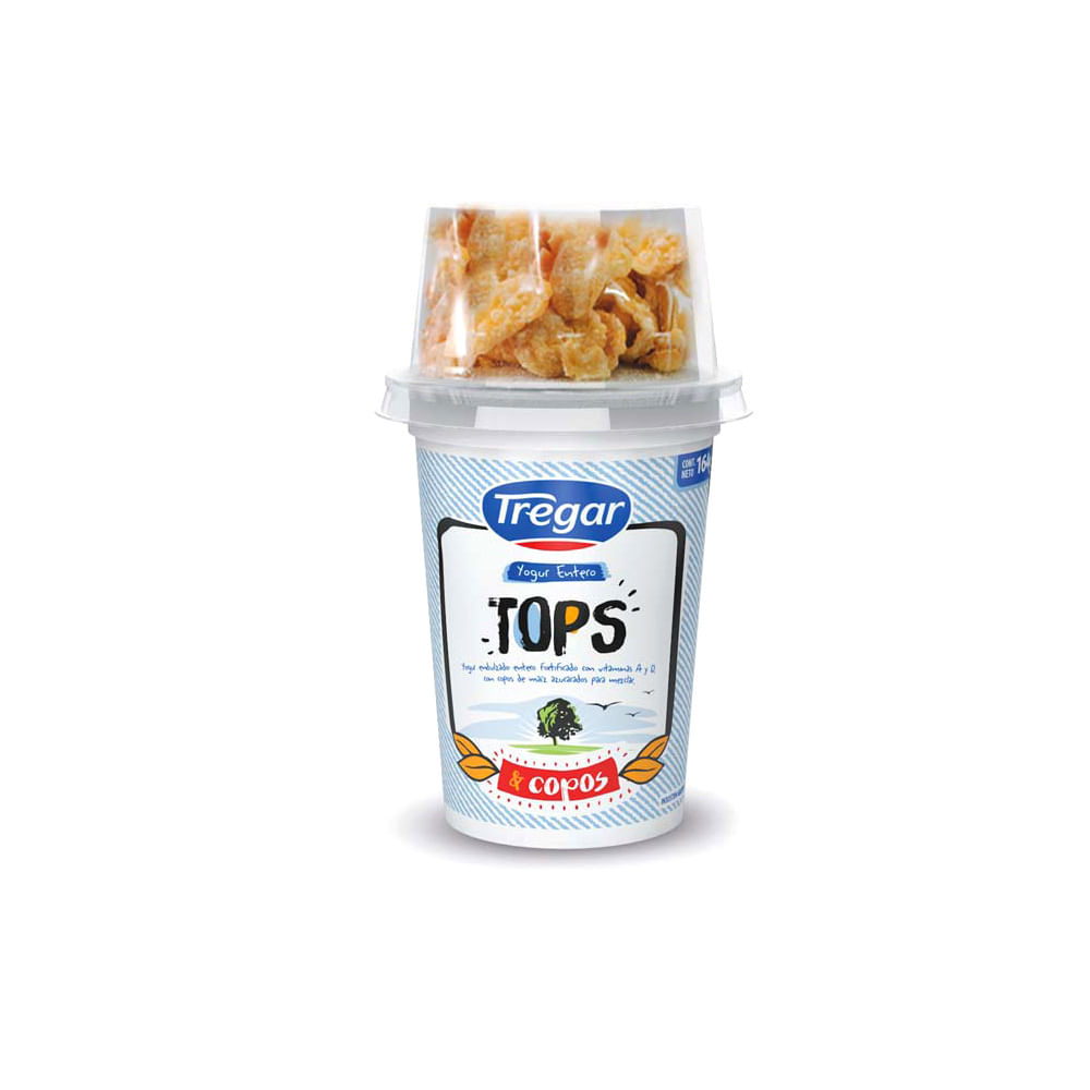 Yogur entero TREGAR con cereales x 164grs