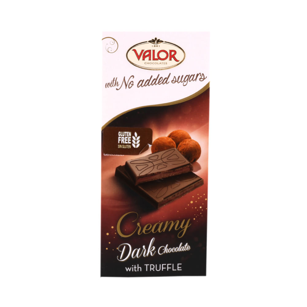 Chocolate Negro VALOR c/Trufas s/Azucar x 100 - Disco