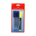 Boligrafo-Trilux-Azul-Faber-Castell---1-Resaltador-1-43940
