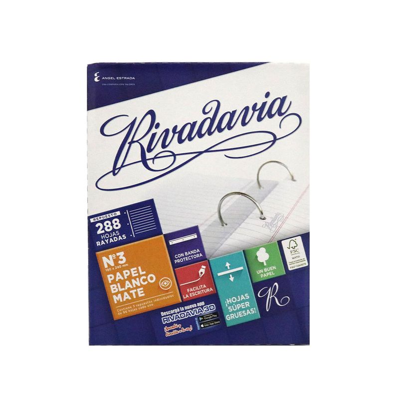 Repuesto-Rayado-Blanco-Mate-Rivadavia-288-Hojas-1-7285
