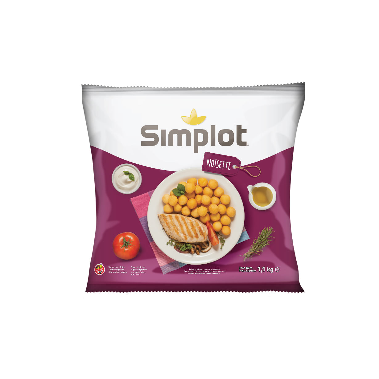 Papas Noisette Simplot 1.1 Kg - Vea