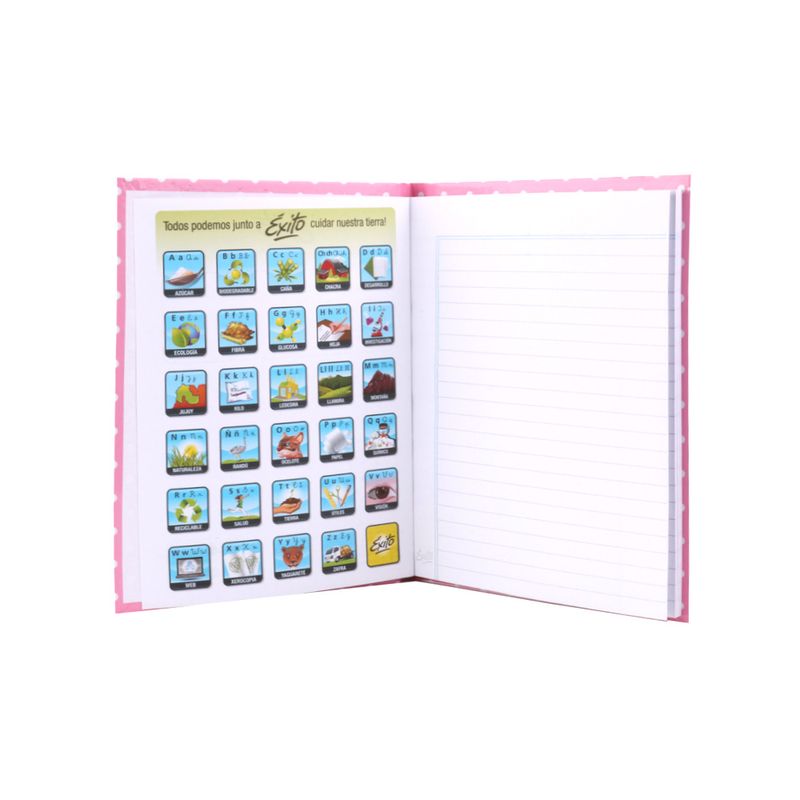 Cuaderno-Rayado-Tapa-Dura-Lunares-Rosa-exito-48-Hojas-2-248699