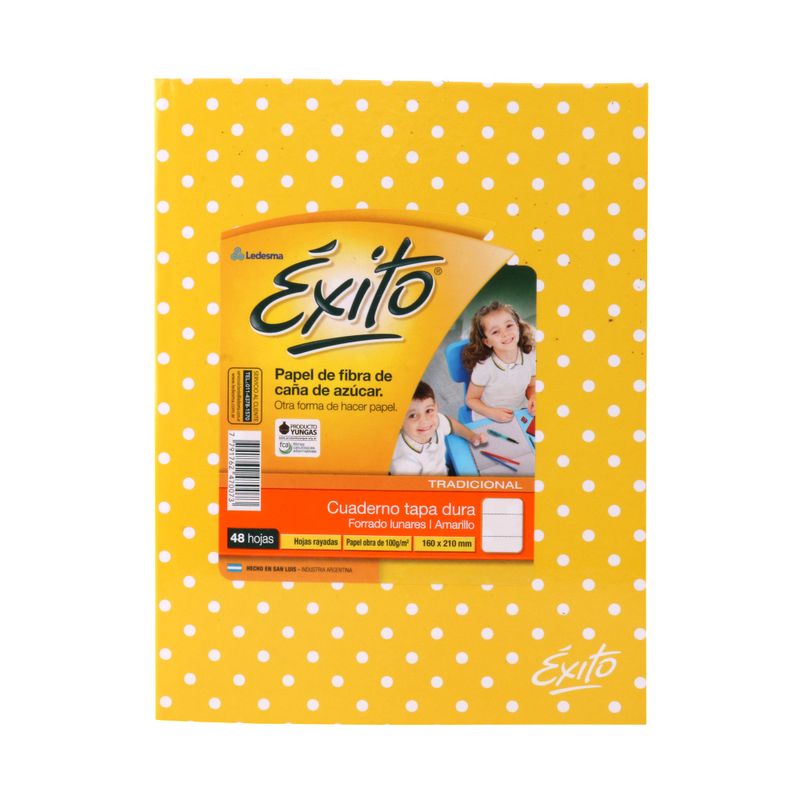 Cuaderno-Rayado-exito-Lunares-Amarillos-48-Hojas-1-248692