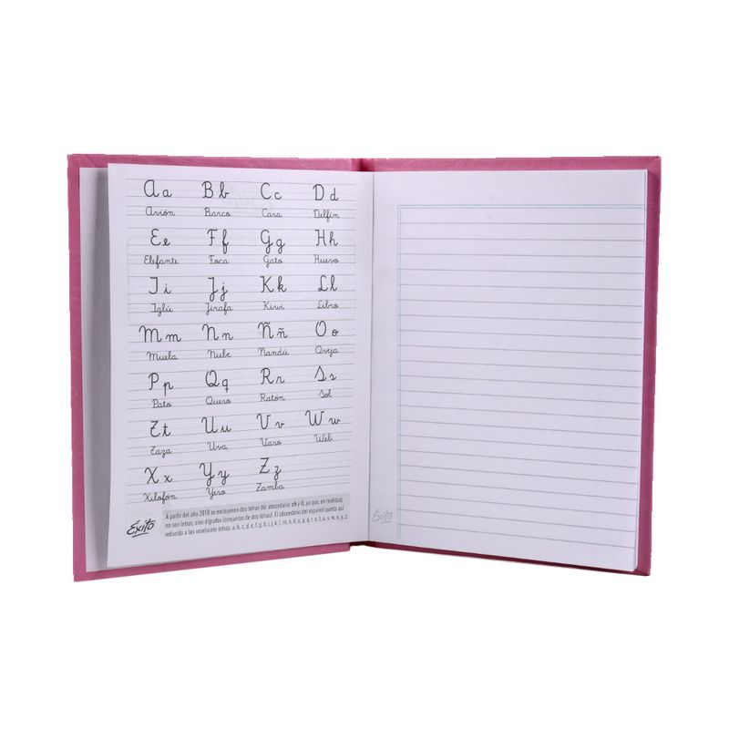 Cuaderno-Rayado-Tapa-Dura-Araña-Rosa-exito-48-Hojas-2-248777