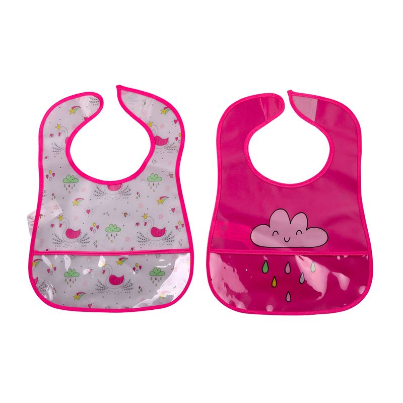 Baberos-Plastico-Px2-Beba--Fuccia----I19-2-349798