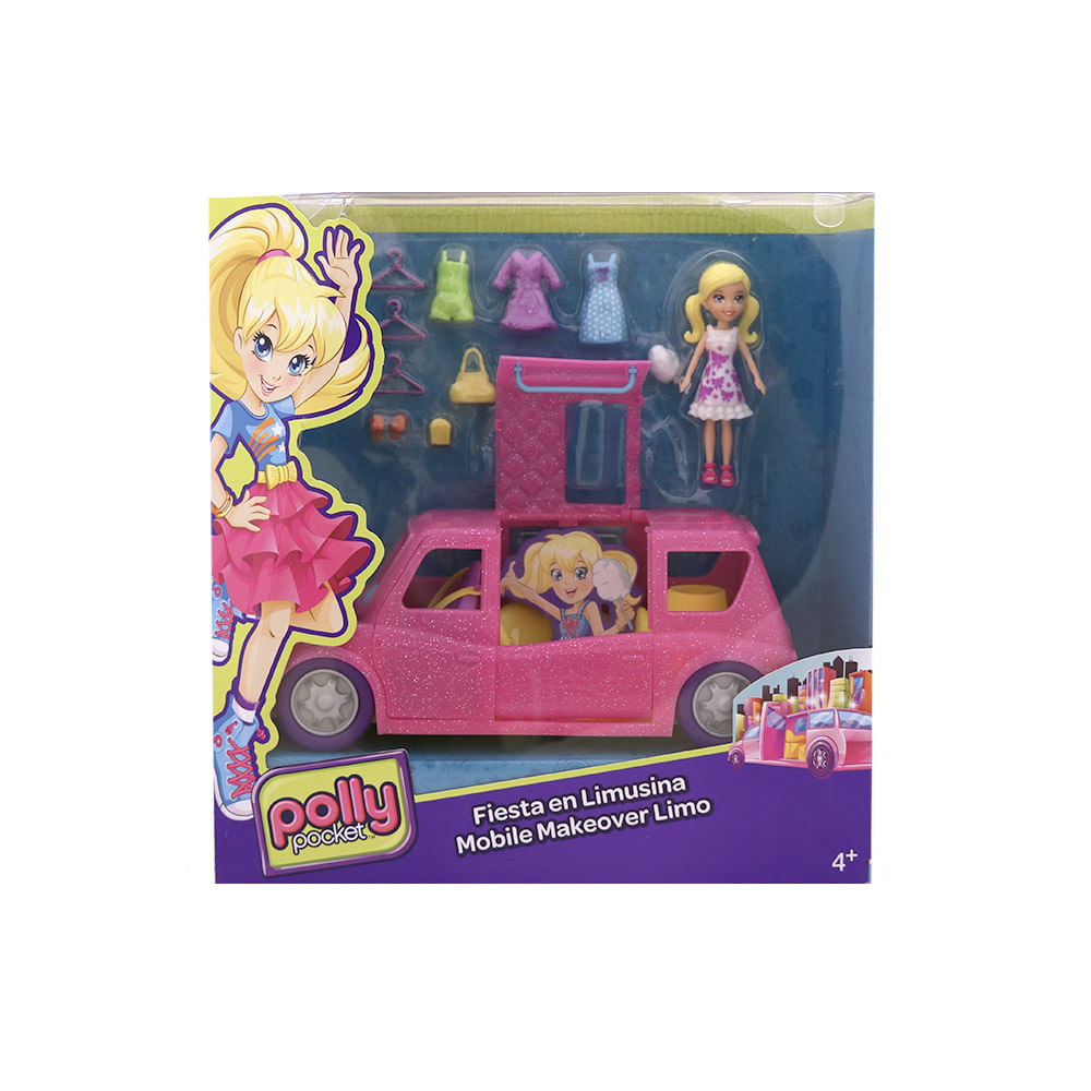 Boneca Polly Pocket Limousine Fashion - DWC27 - Mattel - Boneca