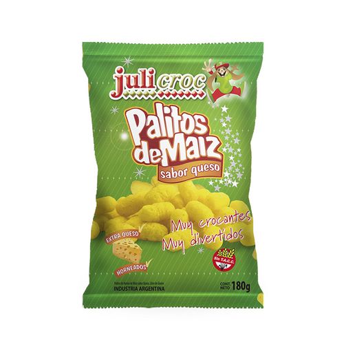 Palitos Julicroc Extra Queso Sin Tacc 180 Gr