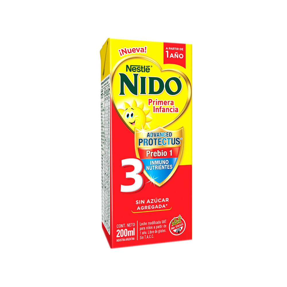 leche liquida NIDO de nestlé