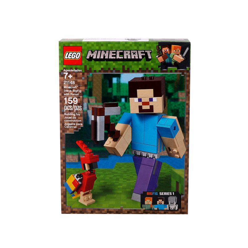 Lego-Minecraft-Bigfig-Steve-With-Parrot-1-683815