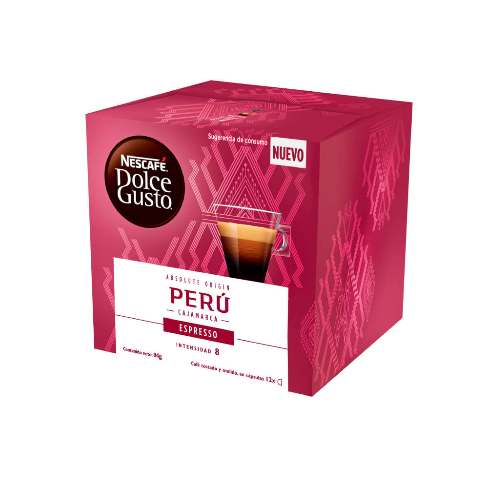 NESCAFÉ® Dolce Gusto Espresso Perú caja 12 cápsulas